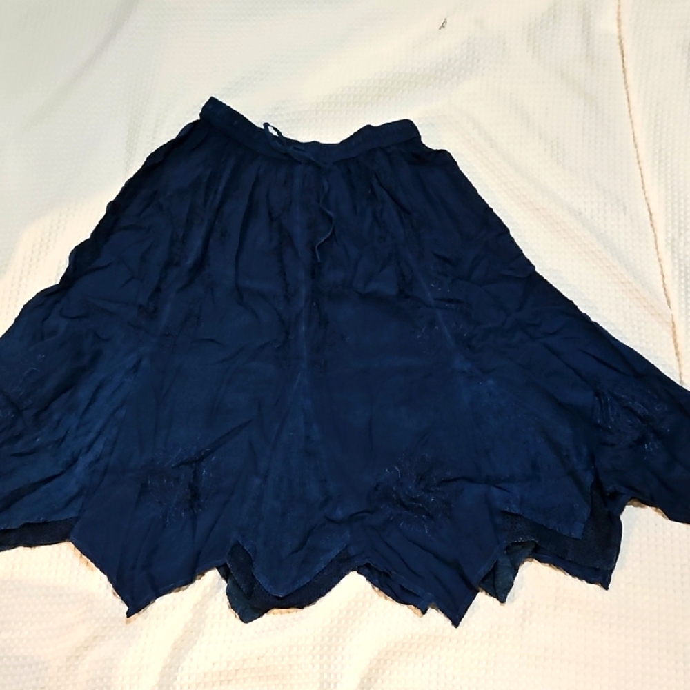 Just Cruising Blue Denim Skirt